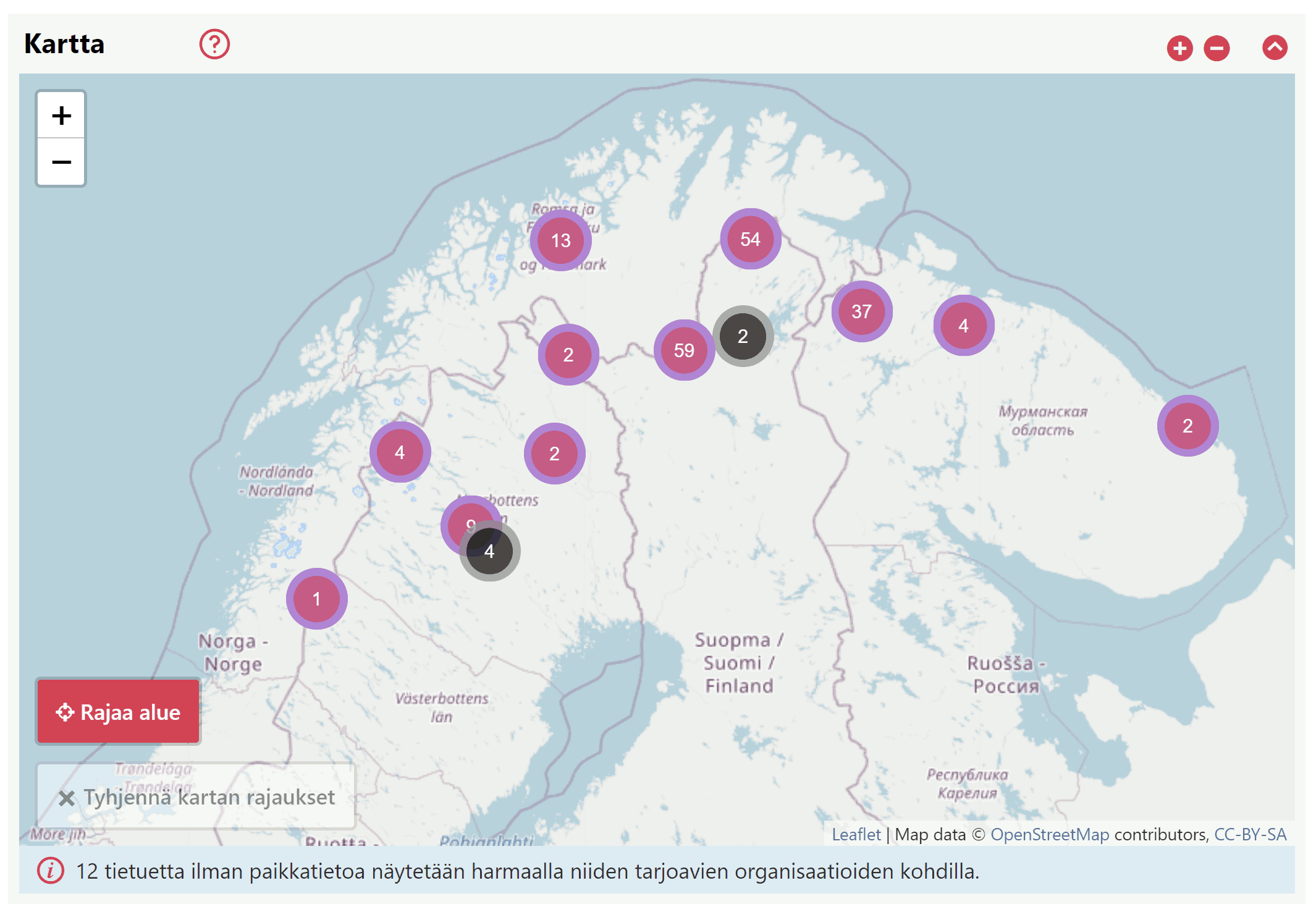Map facet