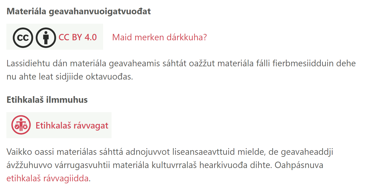 Usage rights and ethical notice